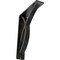 Ekena Millwork Miller Wrought Iron Bracket, (Triple center brace), Antiqued Silver 2"W x 7 1/2"D x 10"H BKTM02X07X10TMIASV - alternate 1